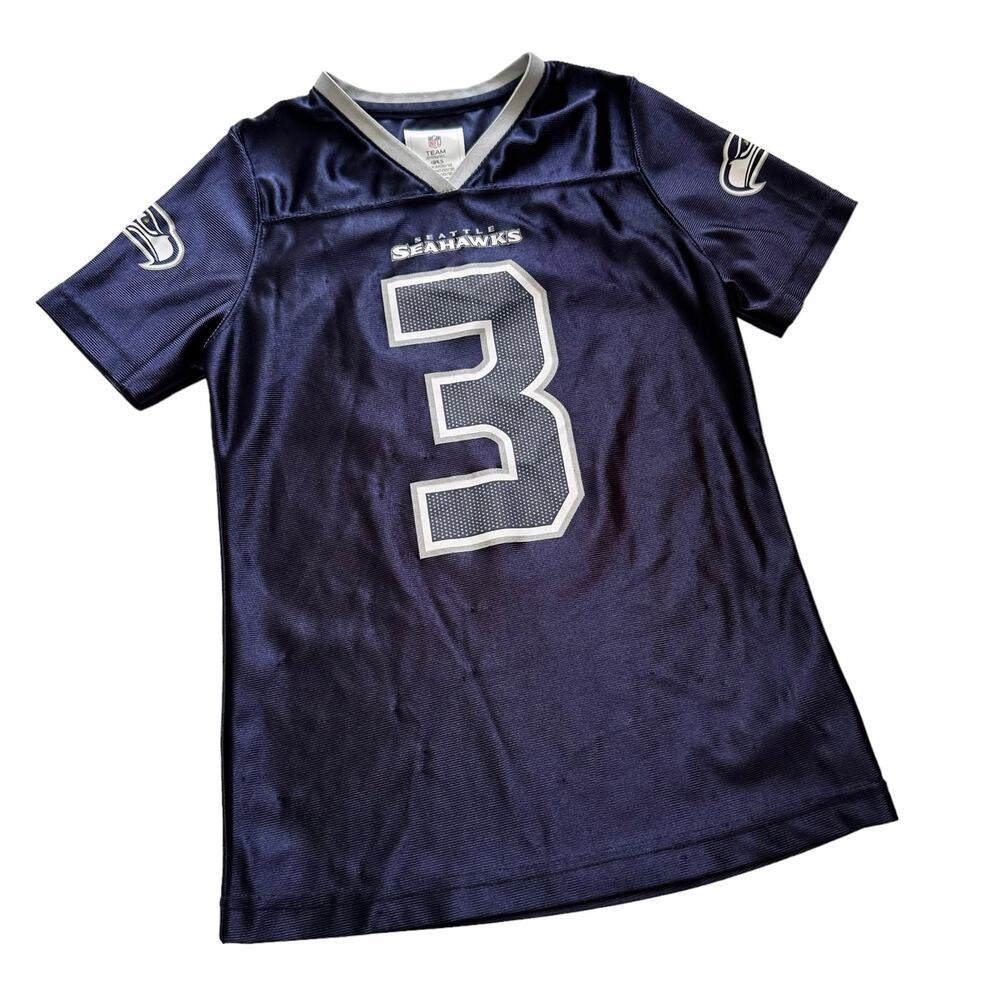 Seattle Seahawks NFL Jersey - 3 Wilson - Size medium 10/12